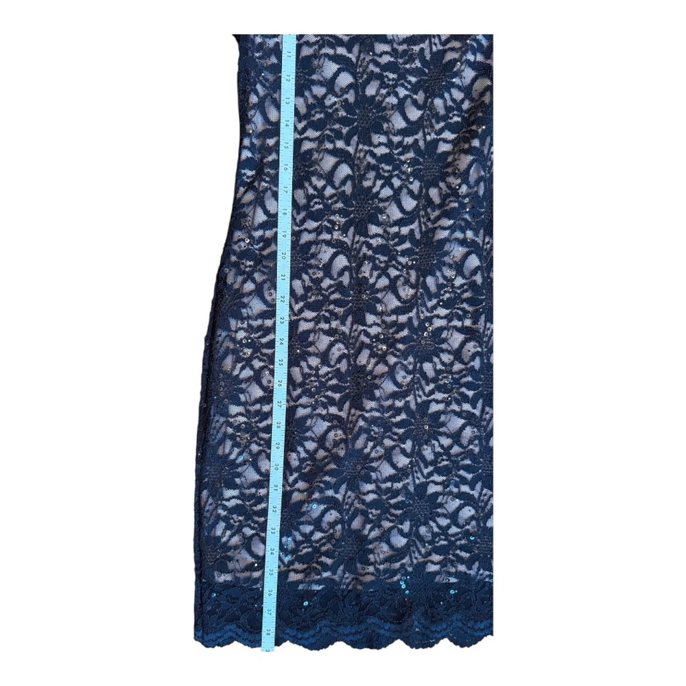 Tiana B. Sheath Dress Size 10P Black Lace - Picture 7 of 12